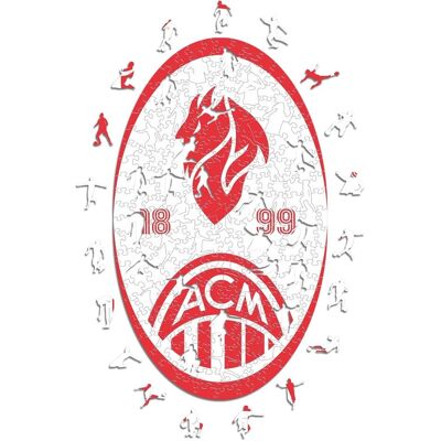 Iconic AC Milan - Retro Logo - Holz Puzzle Grösse L (500 Teile) (500 Teile) Iconic AC Milan - Retro Logo - Holz Puzzle Grösse L (500 Teile) (500 Teile)