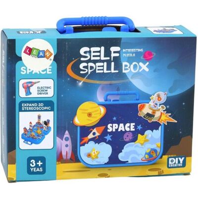 Lean Toys Raum-DIY-Puzzle-Set mit Koffer - 228 Teile Lean Toys Raum-DIY-Puzzle-Set mit Koffer - 228 Teile