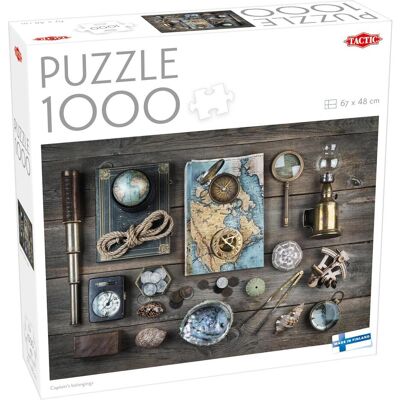 Tactic Rätsel 1000: Die Habseligkeiten des Kapitäns (1000 Teile) Tactic Rätsel 1000: Die Habseligkeiten des Kapitäns (1000 Teile)
