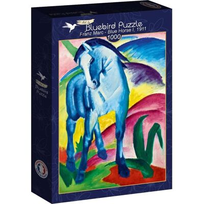 Franz Marc Niebieski koń I - Bluebird Puzzle Franz Marc Niebieski koń I - Bluebird Puzzle
