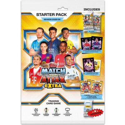Topps - Match Attax Champions League EX Starter Pack (UCLMAEXT26-02) (Englisch) Topps - Match Attax Champions League EX Starter Pack (UCLMAEXT26-02) (Englisch)