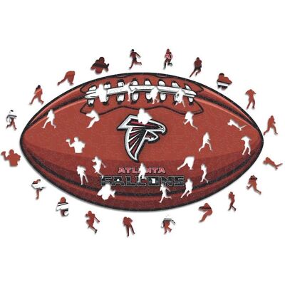 ICONIC Puzzles NFL Atlanta Falcons Logo Holzpuzzle Groß (500 Teile) - Puzzle ICONIC Puzzles NFL Atlanta Falcons Logo Holzpuzzle Groß (500 Teile) - Puzzle