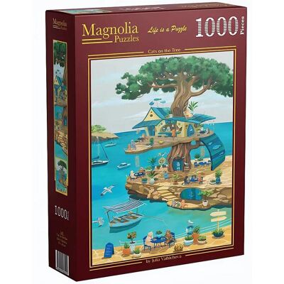 Magnolia Puzzle 1000 pieces Cats on the Tree (1000 Teile) Magnolia Puzzle 1000 pieces Cats on the Tree (1000 Teile)