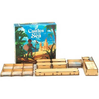 Polandgames Box Insert - Castles By The Sea - Organisiert Komponenten Polandgames Box Insert - Castles By The Sea - Organisiert Komponenten
