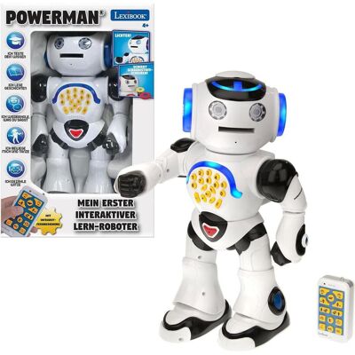 Lexibook POWERMAN Interaktiver Roboter zum Lernen und Spielen inkl. Fernbedienung Netherländisch (Niederländisch) Lexibook POWERMAN Interaktiver Roboter zum Lernen und Spielen inkl. Fernbedienung Netherländisch (Niederländisch)