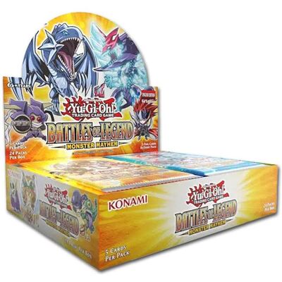 Konami YGO - Battle of Legends: Monster Mayhem Booster Display (24 Packs) - DE (Deutsch, Booster Display) Konami YGO - Battle of Legends: Monster Mayhem Booster Display (24 Packs) - DE (Deutsch, Booster Display)