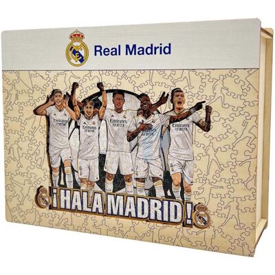 Iconic Real Madrid CF - 5 Spieler - Holz Puzzle Grösse S (150 Teile) (150 Teile) Iconic Real Madrid CF - 5 Spieler - Holz Puzzle Grösse S (150 Teile) (150 Teile)