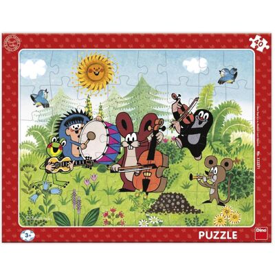 Dino Puzzle Maulwurf und die Band 40 Teile (40 Teile) Dino Puzzle Maulwurf und die Band 40 Teile (40 Teile)