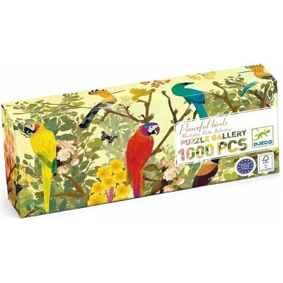 Djeco Puzzle Gallery Peaceful birds 1000 Teile (1000 Teile) Djeco Puzzle Gallery Peaceful birds 1000 Teile (1000 Teile)