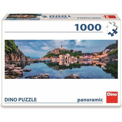 Dino Krk Puzzle - 1000 Teile - Insel Motiv - 96 x 32 cm Dino Krk Puzzle - 1000 Teile - Insel Motiv - 96 x 32 cm