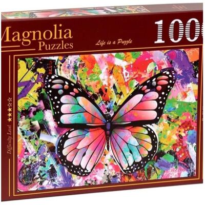 Magnolia Puzzle 1000 pieces Colorful Butterfly (1000 Teile) Magnolia Puzzle 1000 pieces Colorful Butterfly (1000 Teile)