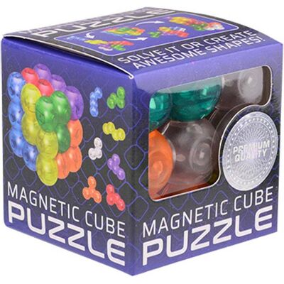 Johntoy Magnetischer Puzzlewürfel - 7 Teile - Spielzeug - 6x6 cm - Kunststoff - Mehrfarbig Johntoy Magnetischer Puzzlewürfel - 7 Teile - Spielzeug - 6x6 cm - Kunststoff - Mehrfarbig