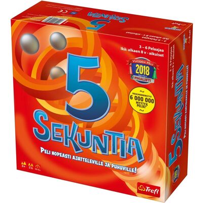 Trefl Gesellschaftsspiel 5 Sekunden - Schnelles Partyspiel Trefl Gesellschaftsspiel 5 Sekunden - Schnelles Partyspiel