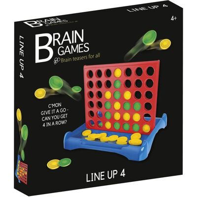Brain Games Vier in einer Reihe - Familienspiel für Kinder und Erwachsene Brain Games Vier in einer Reihe - Familienspiel für Kinder und Erwachsene