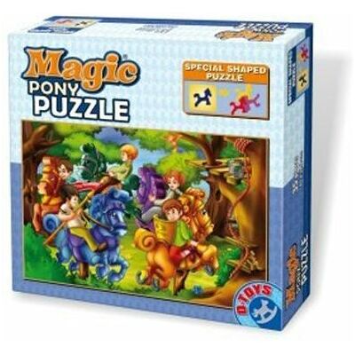 D-TOYS Ritter 35 Puzzle - Kinderpuzzle, Pferdeform D-TOYS Ritter 35 Puzzle - Kinderpuzzle, Pferdeform
