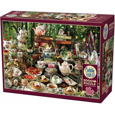 Cobble Hill Mad Hatter's Tea Party 2000 Teile - Puzzle Cobble Hill Mad Hatter's Tea Party 2000 Teile - Puzzle