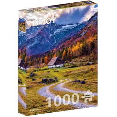 Enjoy Hütten in den Bergen 1000 Teile - Puzzle Enjoy Hütten in den Bergen 1000 Teile - Puzzle