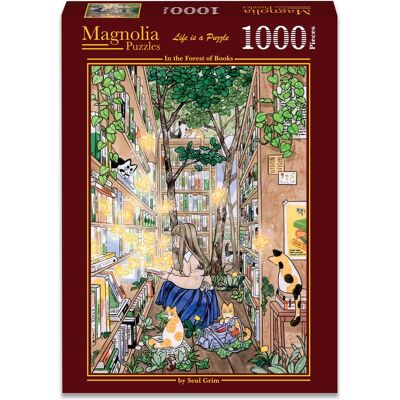 Magnolia Puzzle 1000 pieces In the Forest of Books (1000 Teile) Magnolia Puzzle 1000 pieces In the Forest of Books (1000 Teile)