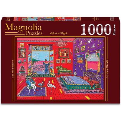 Magnolia Puzzle 1000 pieces The Red Bedroom (1000 Teile) Magnolia Puzzle 1000 pieces The Red Bedroom (1000 Teile)