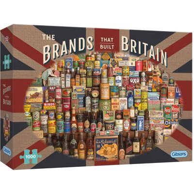 Gibsons G7073 Puzzle 1000 pcs. The Brands that Built Britain - Puzzle Type Gibsons G7073 Puzzle 1000 pcs. The Brands that Built Britain - Puzzle Type