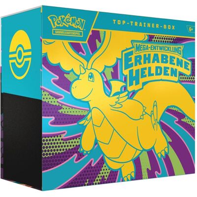 Pokémon ME02.5 Erhabene Helden Top Trainer Box DE (Deutsch, Box Set & Collection) Pokémon ME02.5 Erhabene Helden Top Trainer Box DE (Deutsch, Box Set & Collection)