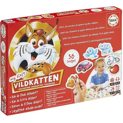 Educa Mein Erstes Wildkatze - Brettspiel für Kinder Educa Mein Erstes Wildkatze - Brettspiel für Kinder