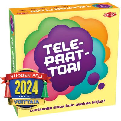 Tactic Telepaattori - Brettspiel - Lustiges Partyspiel - Für 3-6 Spieler Tactic Telepaattori - Brettspiel - Lustiges Partyspiel - Für 3-6 Spieler