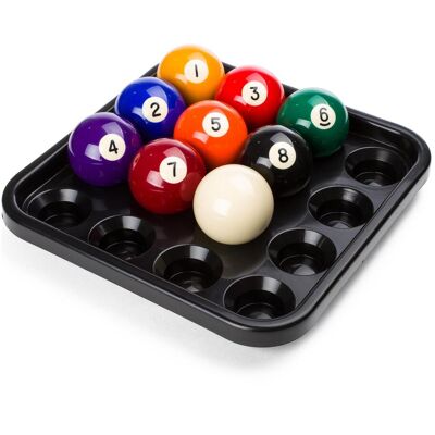 Sportime Balltablett für 16 Pool-Kugeln Sportime Balltablett für 16 Pool-Kugeln