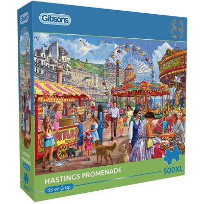 Gibsons Puzzle 500 pieces XL Pieces - Hastings Promenade (500 Teile) Gibsons Puzzle 500 pieces XL Pieces - Hastings Promenade (500 Teile)