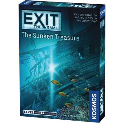 Thames & Kosmos Exit: The Sunken Treasure - Escape Room Game (English) (Englisch, 1 - 4 Spieler) Thames & Kosmos Exit: The Sunken Treasure - Escape Room Game (English) (Englisch, 1 - 4 Spieler)