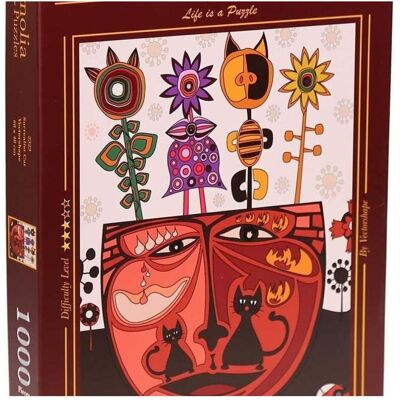Magnolia Puzzle 1000 pieces Surrealist Cat (1000 Teile) Magnolia Puzzle 1000 pieces Surrealist Cat (1000 Teile)