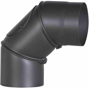 FireFix, Zubehör Kerzen + Kamin, Ofenrohrbog.90°,Ø150mm,sw verstellbar m.Tür,schwarz FireFix, Zubehör Kerzen + Kamin, Ofenrohrbog.90°,Ø150mm,sw verstellbar m.Tür,schwarz