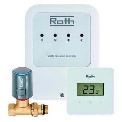 Roth trådløs regulering til 1 kreds, Thermostat, Weiss Roth trådløs regulering til 1 kreds, Thermostat, Weiss
