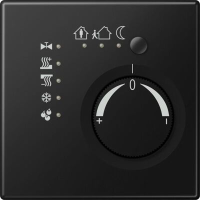 JUNG LS2178SWM, Thermostat, Schwarz, Grau JUNG LS2178SWM, Thermostat, Schwarz, Grau