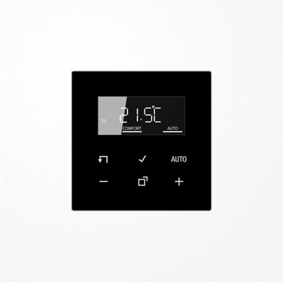 JUNG Raumtemperaturregler, Thermostat, Schwarz JUNG Raumtemperaturregler, Thermostat, Schwarz