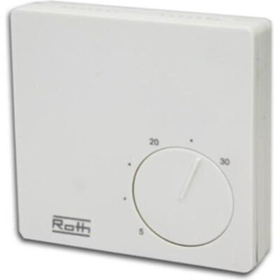 Roth Thermostat BASICLINE H suitable for 230V 1135007402, Thermostat, Weiss Roth Thermostat BASICLINE H suitable for 230V 1135007402, Thermostat, Weiss