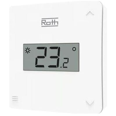 Roth Touchline SL rumtermostat X hvid, Thermostat, Weiss Roth Touchline SL rumtermostat X hvid, Thermostat, Weiss