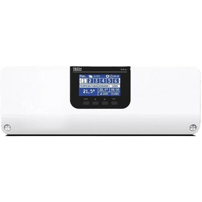 Tech Air L-X Tech Thermostat-Ventilsteuerungen kabelgebunden-drahtlos mit eingebautem WIFI-Modul 8 Zonen, Thermostat Tech Air L-X Tech Thermostat-Ventilsteuerungen kabelgebunden-drahtlos mit eingebautem WIFI-Modul 8 Zonen, Thermostat