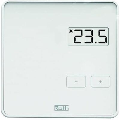 Roth Weißes Raumthermostat mit Display Roth Weißes Raumthermostat mit Display