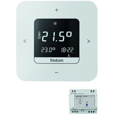 Theben RAMSES 813 top3 Set 1, Thermostat, Weiss Theben RAMSES 813 top3 Set 1, Thermostat, Weiss
