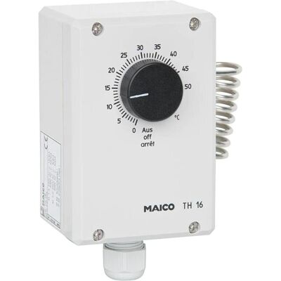 Maico Thermostat, Thermostat, Weiss, Grau Maico Thermostat, Thermostat, Weiss, Grau