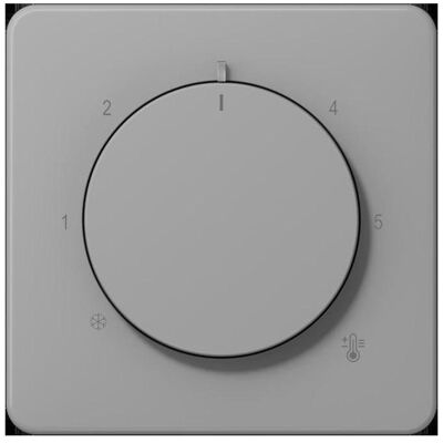 JUNG Abdeckung f.Thermostat CD1749BFGR, Zubehör Heizen JUNG Abdeckung f.Thermostat CD1749BFGR, Zubehör Heizen