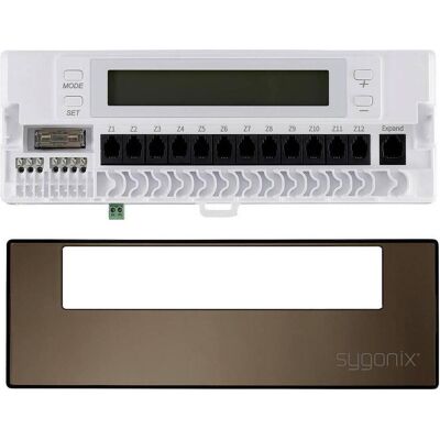 Sygonix SY-6805676 SY522 Fussbodenregler Hutschiene 1 St., Thermostat, Weiss Sygonix SY-6805676 SY522 Fussbodenregler Hutschiene 1 St., Thermostat, Weiss