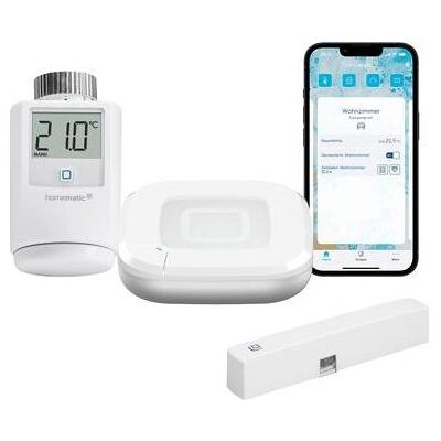 Homematic IP HmIP Set Raumklima 1xHAP-2,1x eTRV-2,1x SWDO, Thermostat, Weiss Homematic IP HmIP Set Raumklima 1xHAP-2,1x eTRV-2,1x SWDO, Thermostat, Weiss