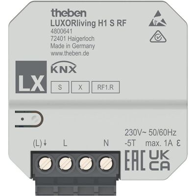 Theben LUXORliving H1 S RF, Zubehör Heizen Theben LUXORliving H1 S RF, Zubehör Heizen