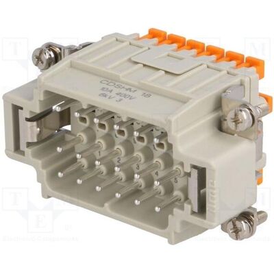 ILME Steckverbinder: HDC männlich CDSH PIN: 18 10A 400V 18+PE, Zubehör Heizen ILME Steckverbinder: HDC männlich CDSH PIN: 18 10A 400V 18+PE, Zubehör Heizen