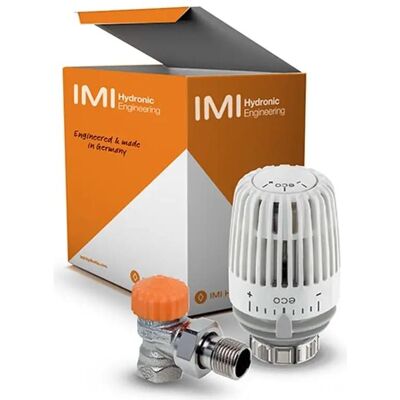 Imi Hydronic Engineering HEIMEIER Set 3 Thermostat-Kopf K eco und Th.-Ventil Eclipse, DN 15, Eck, Zubehör Heizen Imi Hydronic Engineering HEIMEIER Set 3 Thermostat-Kopf K eco und Th.-Ventil Eclipse, DN 15, Eck, Zubehör Heizen