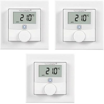 Homematic IP Set Wandthermostate 3x BWTH, Thermostat, Weiss Homematic IP Set Wandthermostate 3x BWTH, Thermostat, Weiss