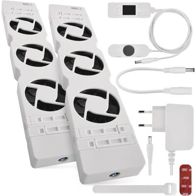 Emos Heizkörperventilator DUO, weiss, Zubehör Heizen Emos Heizkörperventilator DUO, weiss, Zubehör Heizen