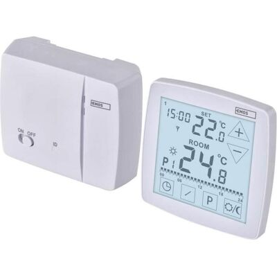 Emos OpenTherm Raumthermostat P56A11, programmierbar, kabellos, Thermostat, Weiss Emos OpenTherm Raumthermostat P56A11, programmierbar, kabellos, Thermostat, Weiss